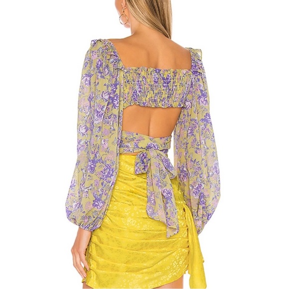 For Love and Lemons TopMaui Wrap Top - Picture 3 of 9